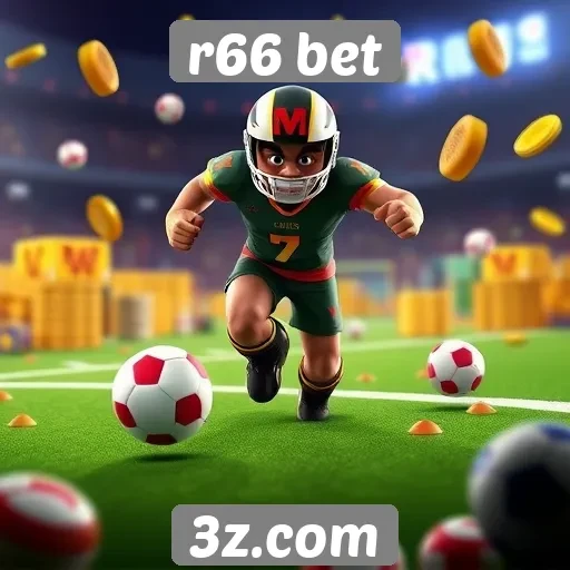 Variedade de jogos disponíveis na r66 bet